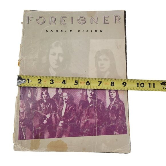 Foreigner Double Vision Sheet Music Book 10 Songs Warner Bros 1978 Vintage - Picture 12 of 12